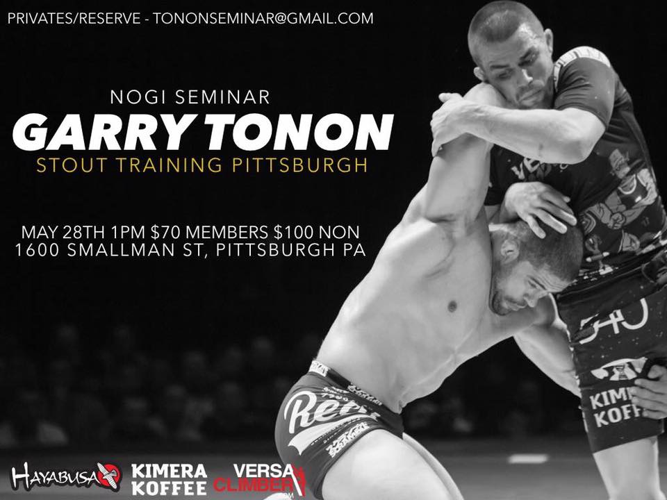 Garry Tonon No-Gi Seminar May 28th