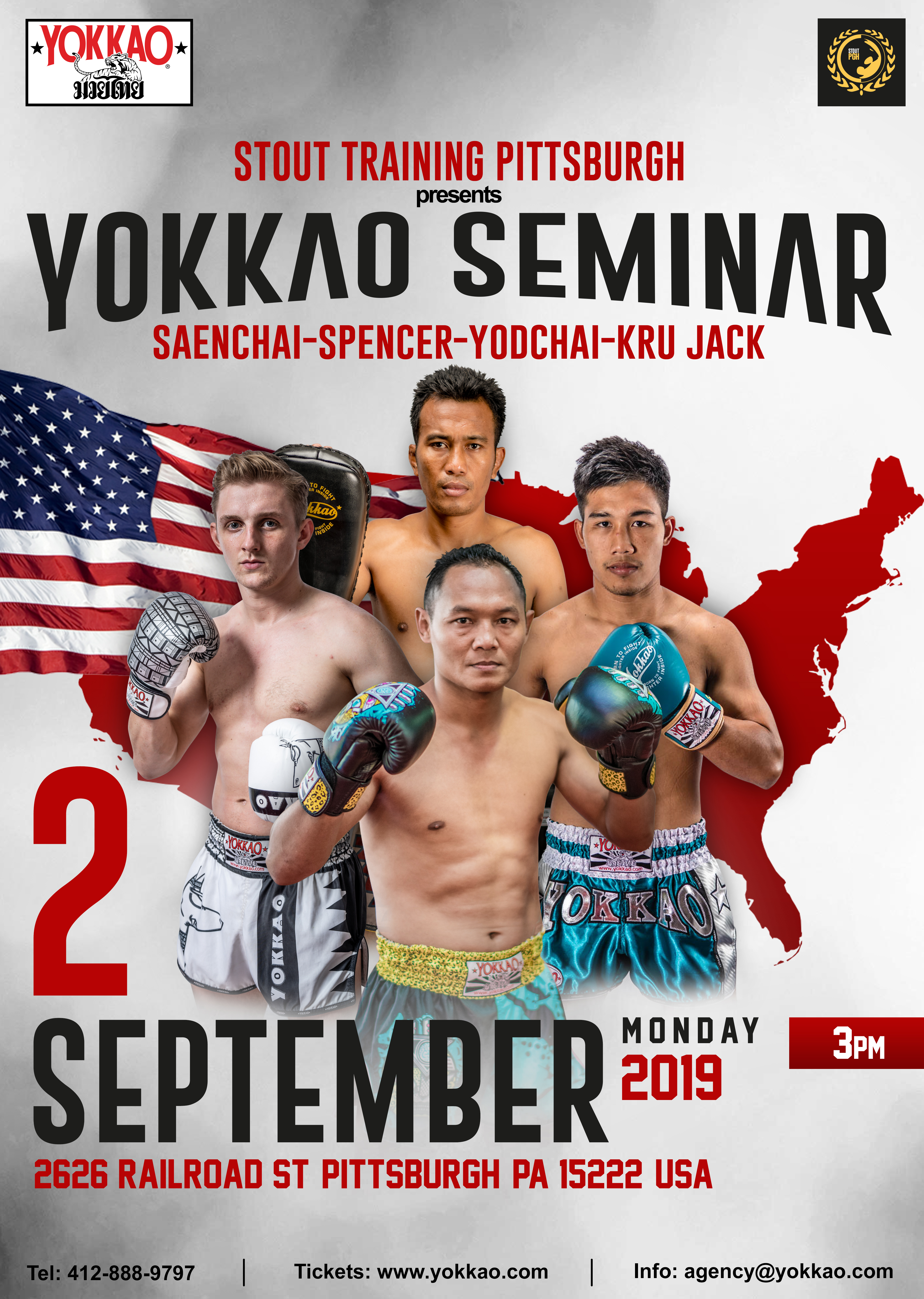 Stout  PGH Presents YOKKAO Seminar with Saenchai