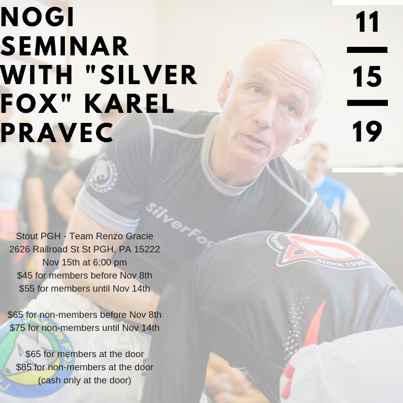 NoGi Seminar with “Silver Fox” Karel Pravec
