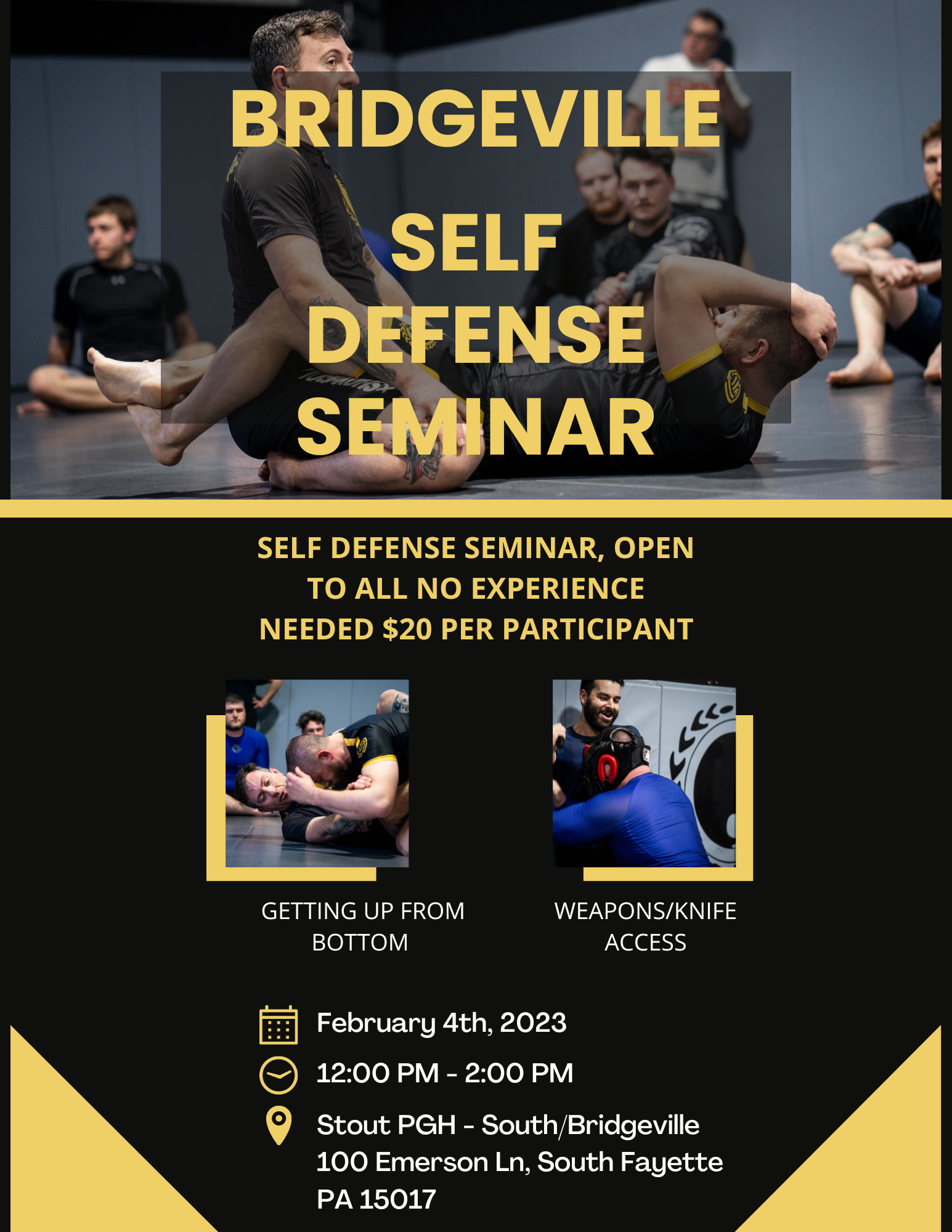 Shivworks Intro Self Defense Seminar at Stout PGH – South/Bridgeville