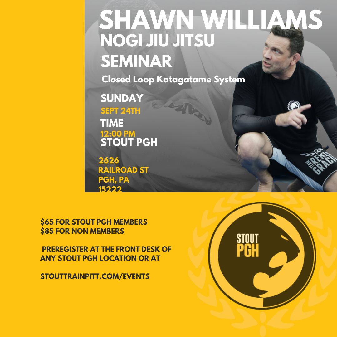 Shawn Williams NOGI Katagatame Seminar Sept 24th at 12 pm