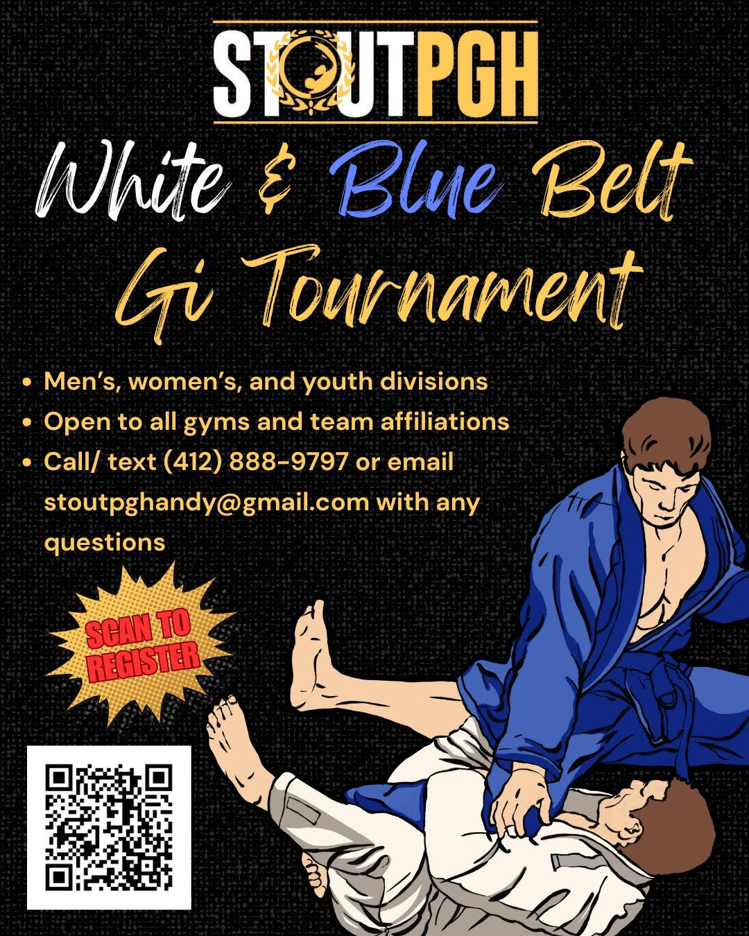 Stout PGH BJJ Gi Tournament June 7, 2025