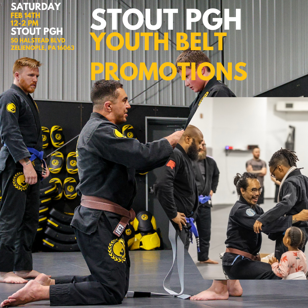 Stout PGH Youth Belt Promotions Feb 14th, 2025 in Zelienople